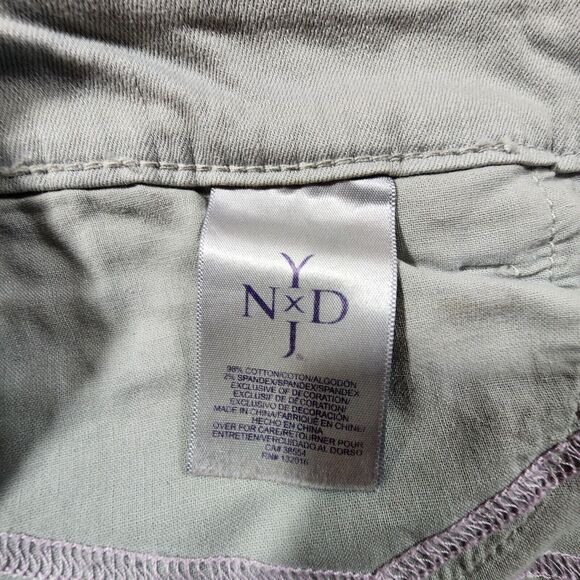 NYDJ Audrey Ankle Jeans Slim Straight Gray High Waisted Lift Tuck Women’s 20W - Picture 5 of 13